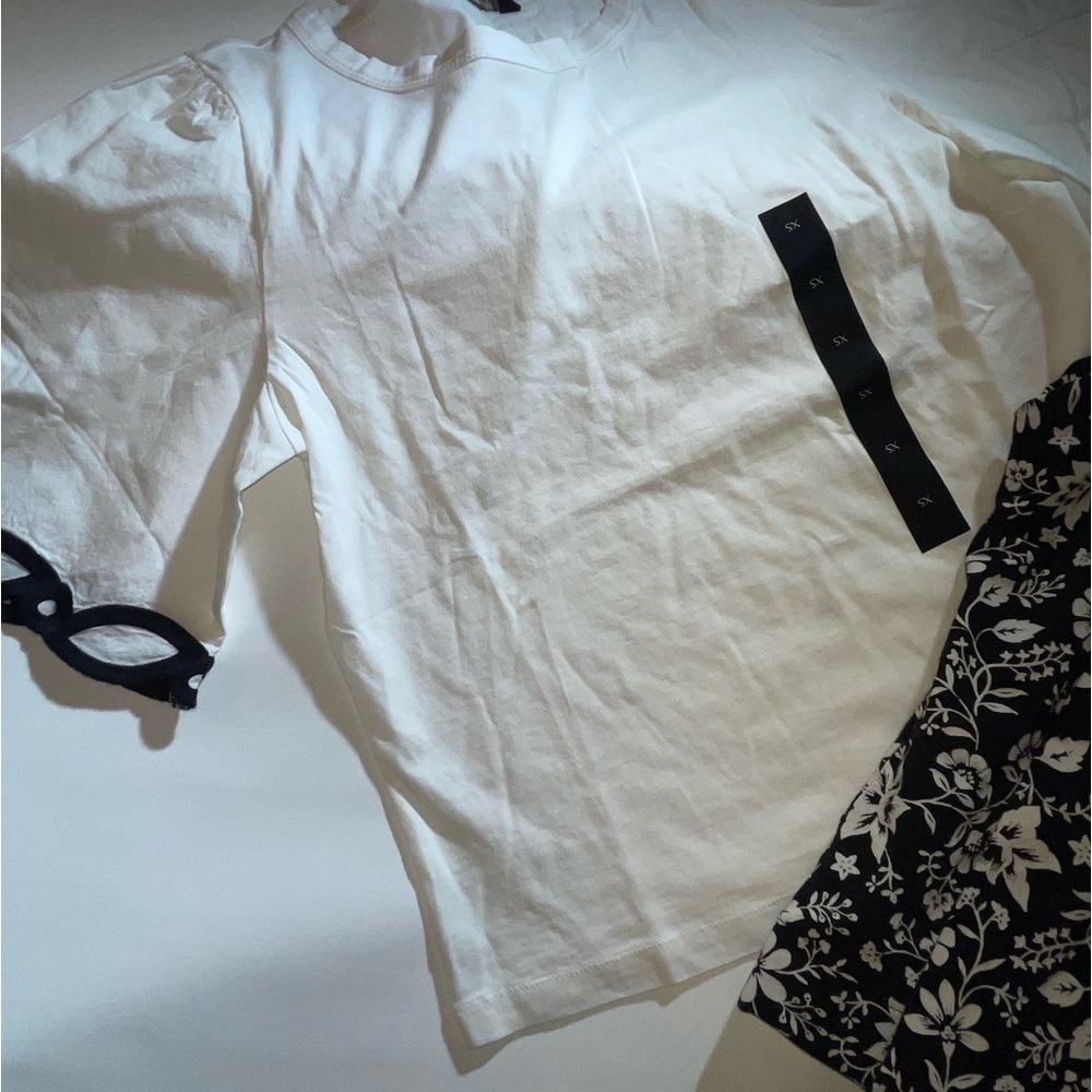 BANANA Republic Black & White Dress T-Shirt Bundle XS NWT